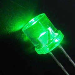 Flat top Green LED